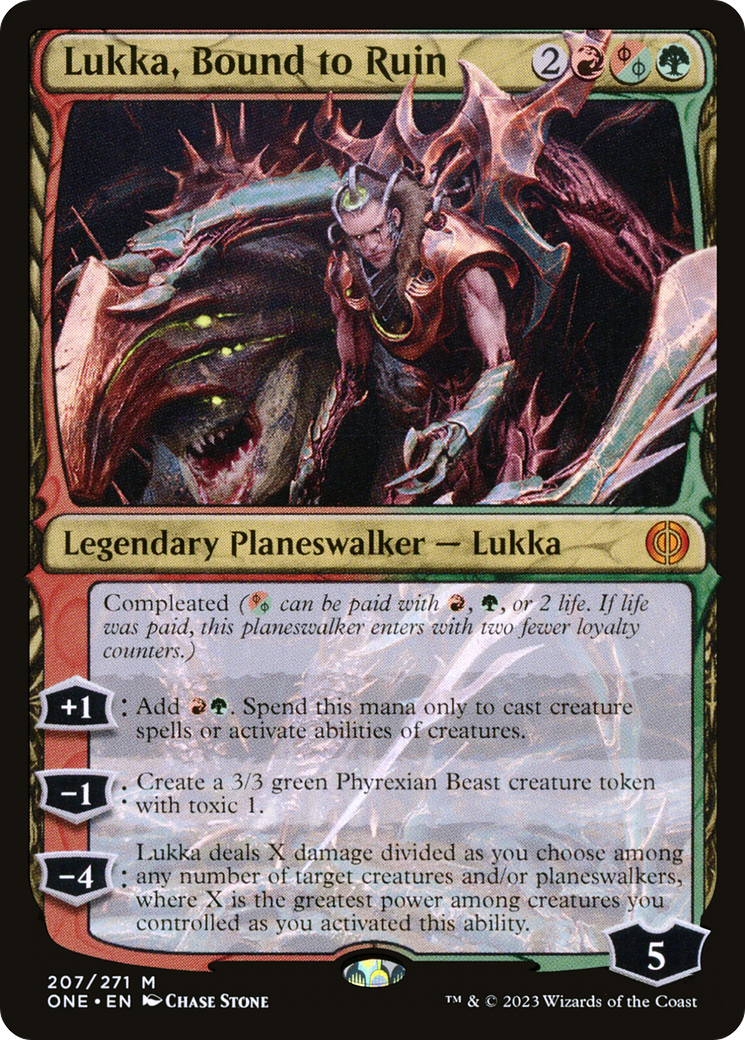 Lukka, Bound to Ruin [Phyrexia: All Will Be One] | Black Swamp Games