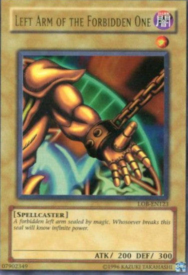 Left Arm of the Forbidden One [LOB-EN123] Ultra Rare | Black Swamp Games