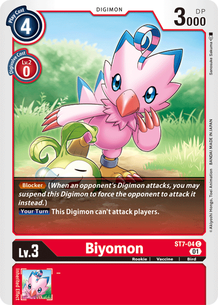 Biyomon [ST7-04] [Starter Deck: Gallantmon] | Black Swamp Games