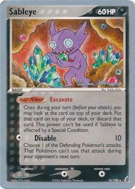 Sableye (10/100) (Intimidation - Tristan Robinson) [World Championships 2008] | Black Swamp Games