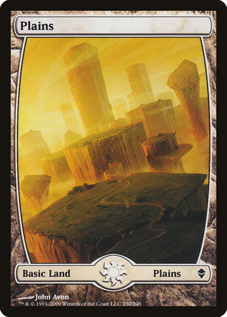 Plains (230) - Full Art [Zendikar] | Black Swamp Games