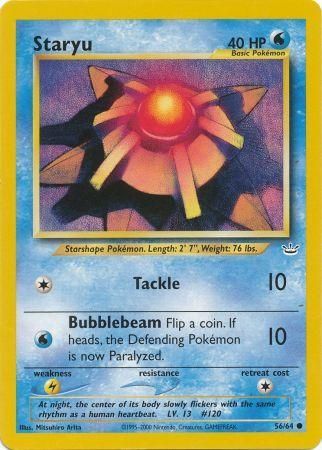 Staryu (56/64) [Neo Revelation Unlimited] | Black Swamp Games