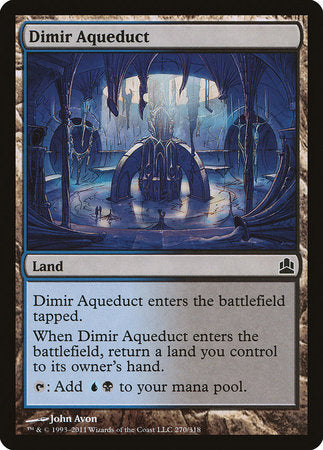 Dimir Aqueduct [Commander 2011] | Black Swamp Games