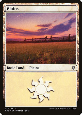 Plains (338) [Commander 2016] | Black Swamp Games