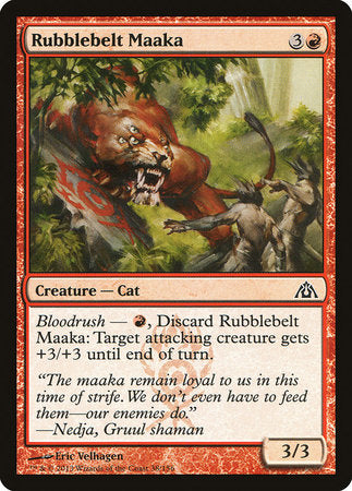 Rubblebelt Maaka [Dragon's Maze] | Black Swamp Games