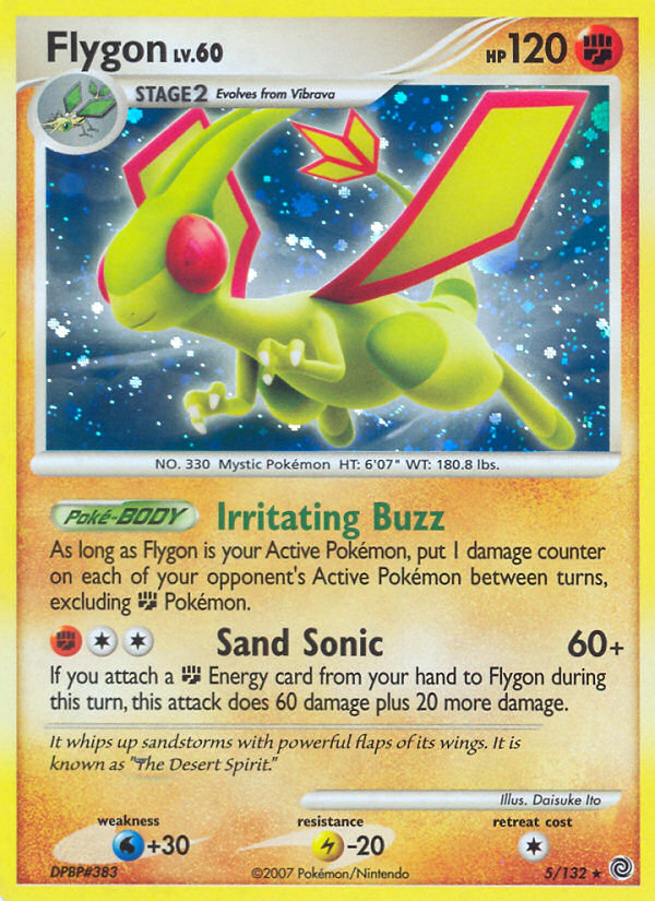 Flygon (5/132) [Diamond & Pearl: Secret Wonders] | Black Swamp Games