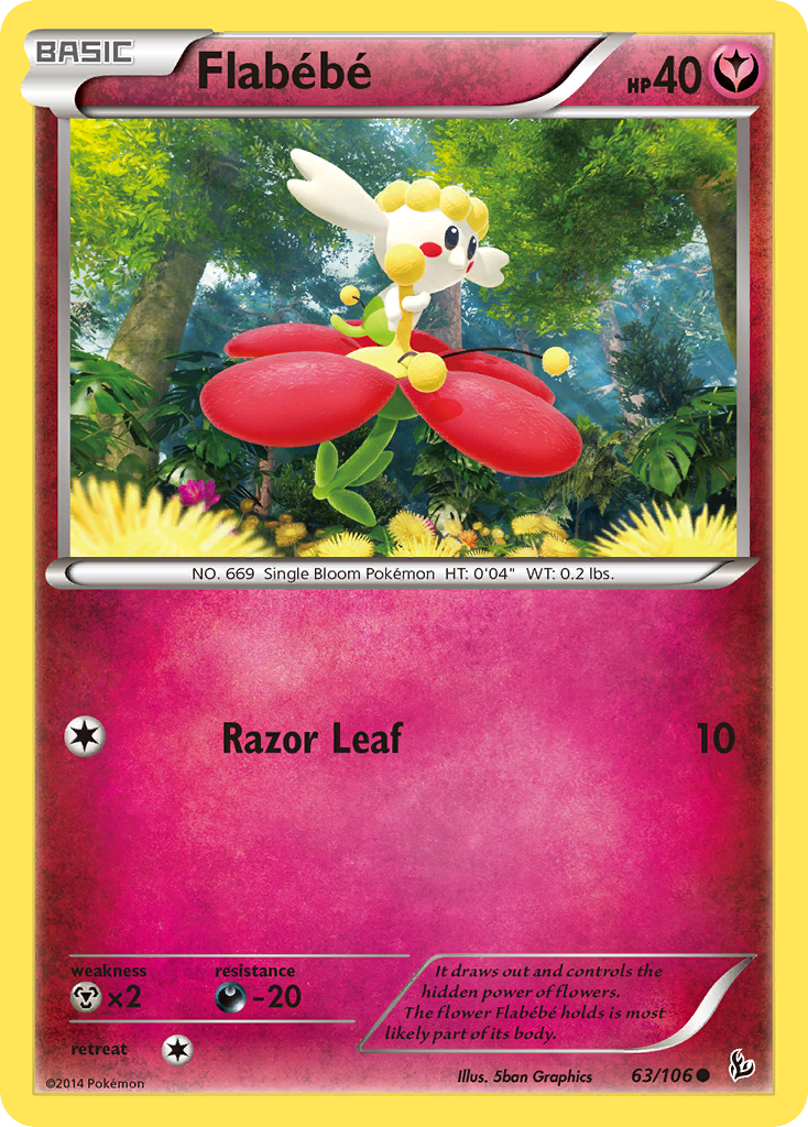 Flabebe (63/106) [XY: Flashfire] | Black Swamp Games