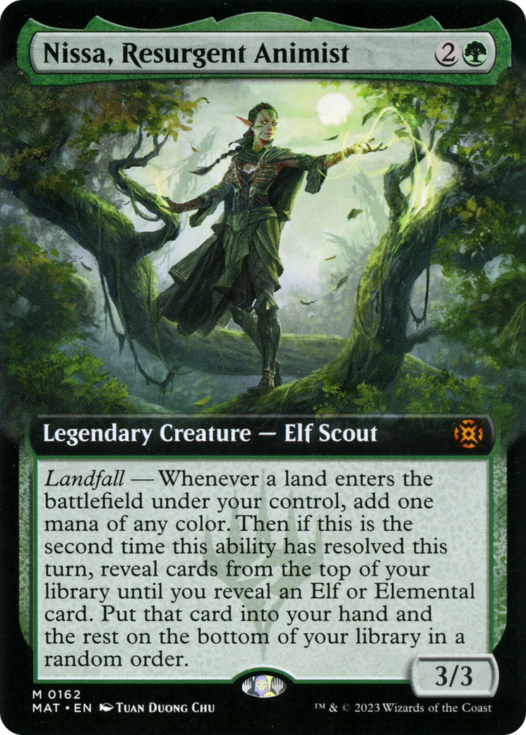 Nissa, Resurgent Animist (Extended Art) [March of the Machine: The Aftermath] | Black Swamp Games