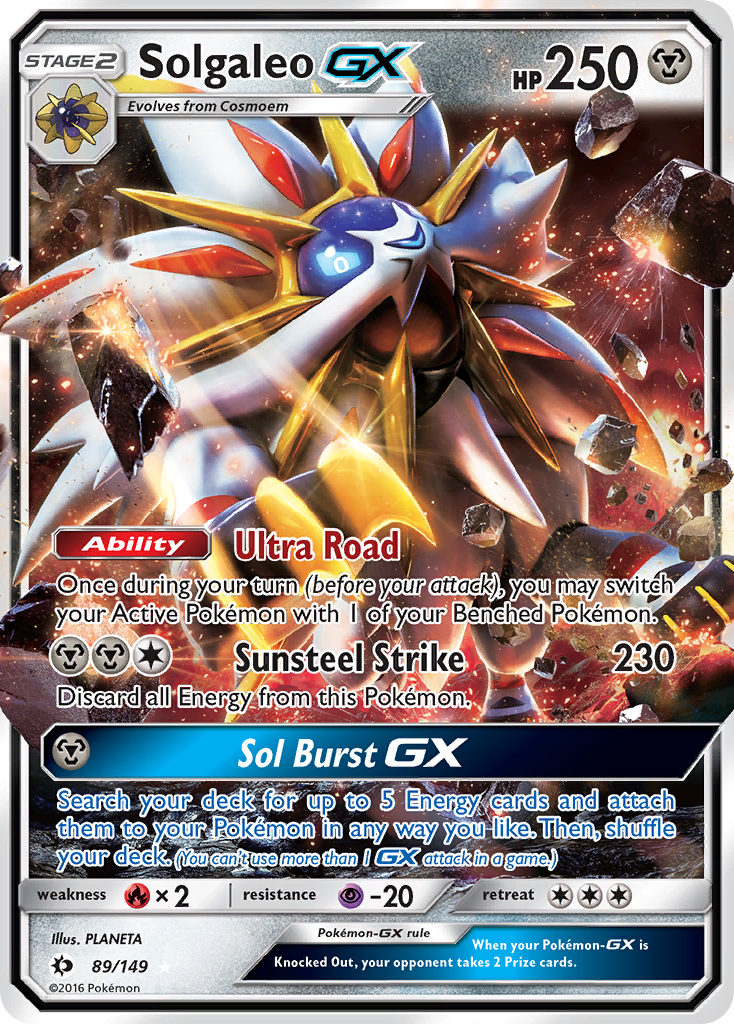 Solgaleo GX (89/149) [Sun & Moon: Base Set] | Black Swamp Games