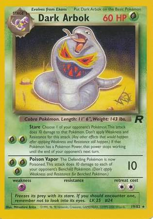 Dark Arbok (19/82) (W Stamped Promo) [Team Rocket Unlimited] | Black Swamp Games