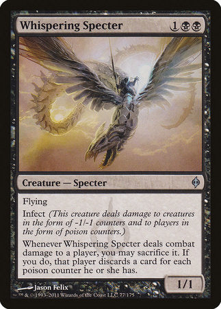 Whispering Specter [New Phyrexia] | Black Swamp Games