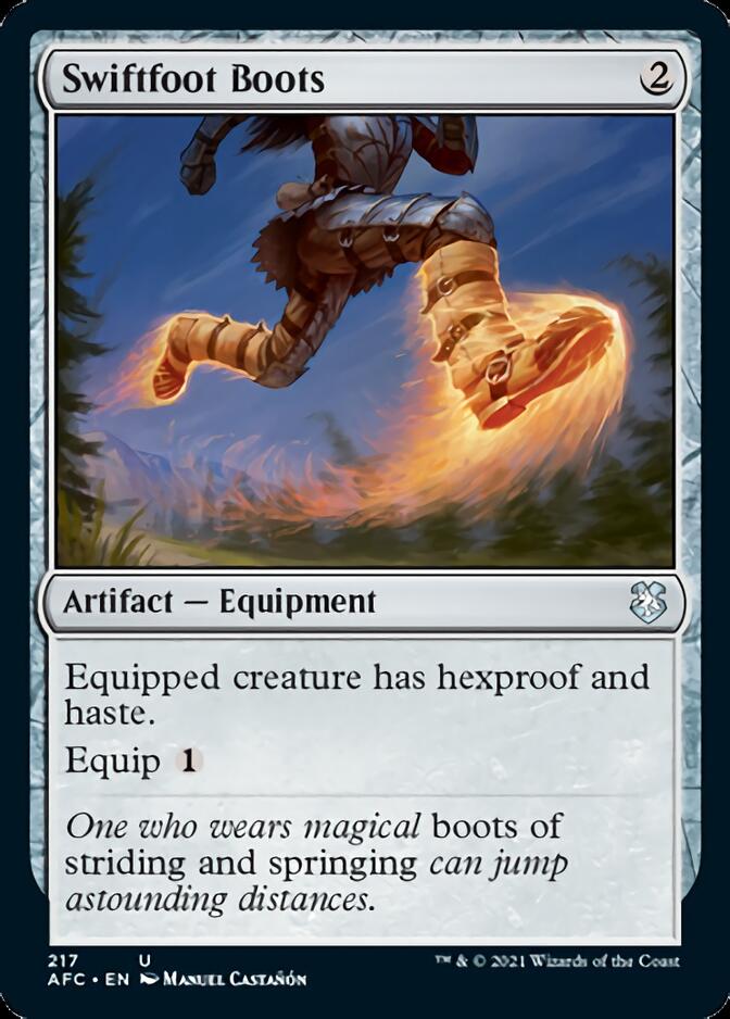 Swiftfoot Boots [Dungeons & Dragons: Adventures in the Forgotten Realms Commander] | Black Swamp Games