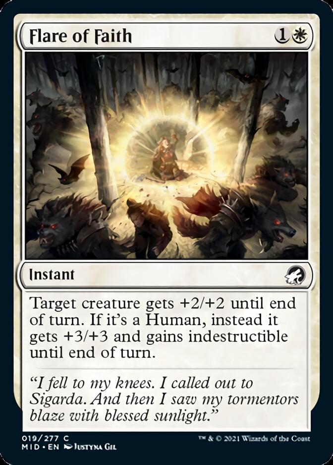 Flare of Faith [Innistrad: Midnight Hunt] | Black Swamp Games