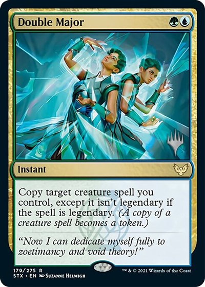 Double Major (Promo Pack) [Strixhaven: School of Mages Promos] | Black Swamp Games