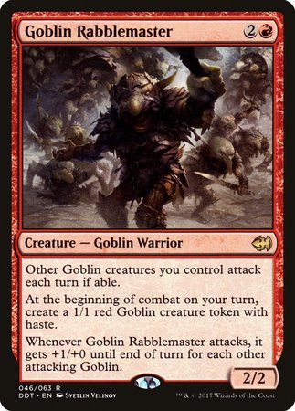 Goblin Rabblemaster [Duel Decks: Merfolk vs. Goblins] | Black Swamp Games