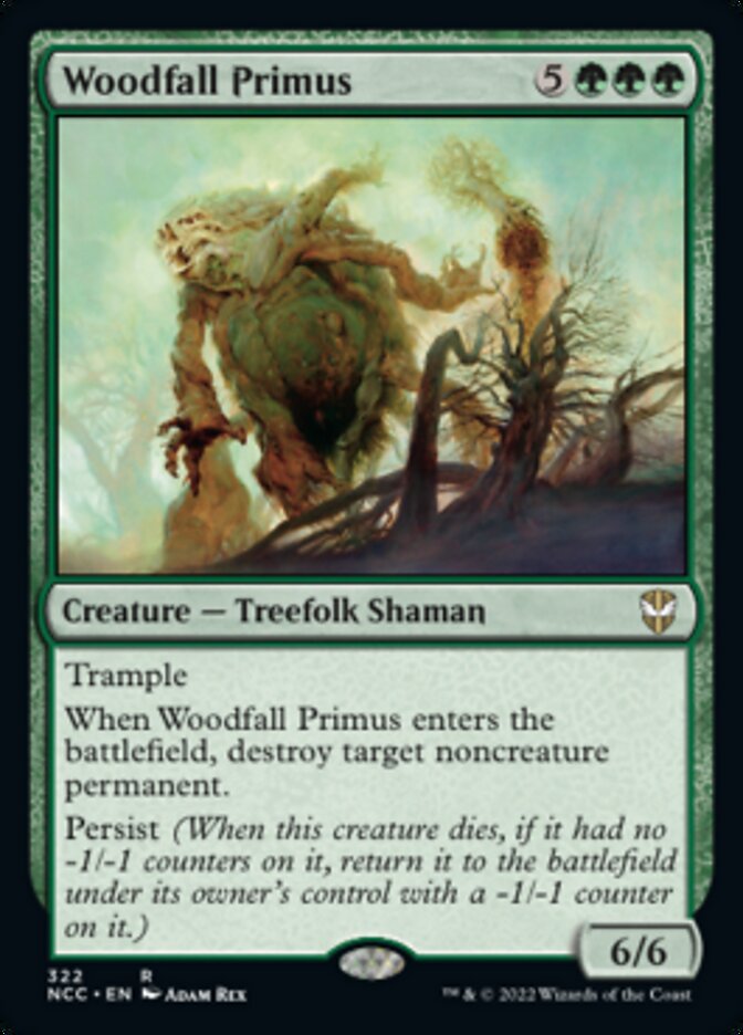 Woodfall Primus [Streets of New Capenna Commander] | Black Swamp Games