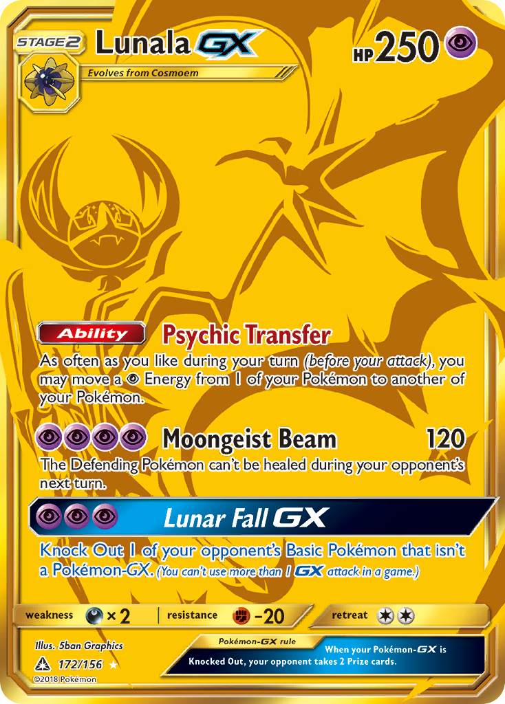 Lunala GX (172/156) [Sun & Moon: Ultra Prism] | Black Swamp Games