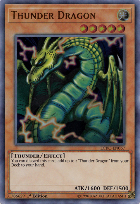 Thunder Dragon [LCKC-EN067] Ultra Rare | Black Swamp Games