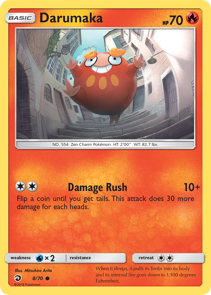 Darumaka (8/70) [Sun & Moon: Dragon Majesty] | Black Swamp Games