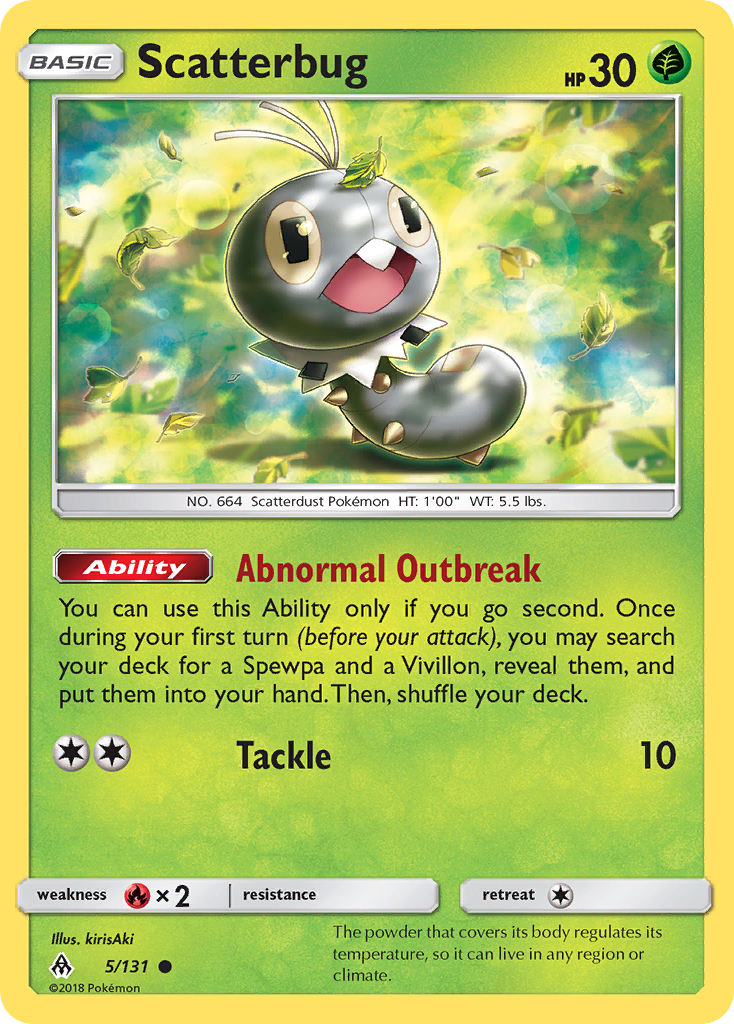 Scatterbug (5/131) [Sun & Moon: Forbidden Light] | Black Swamp Games