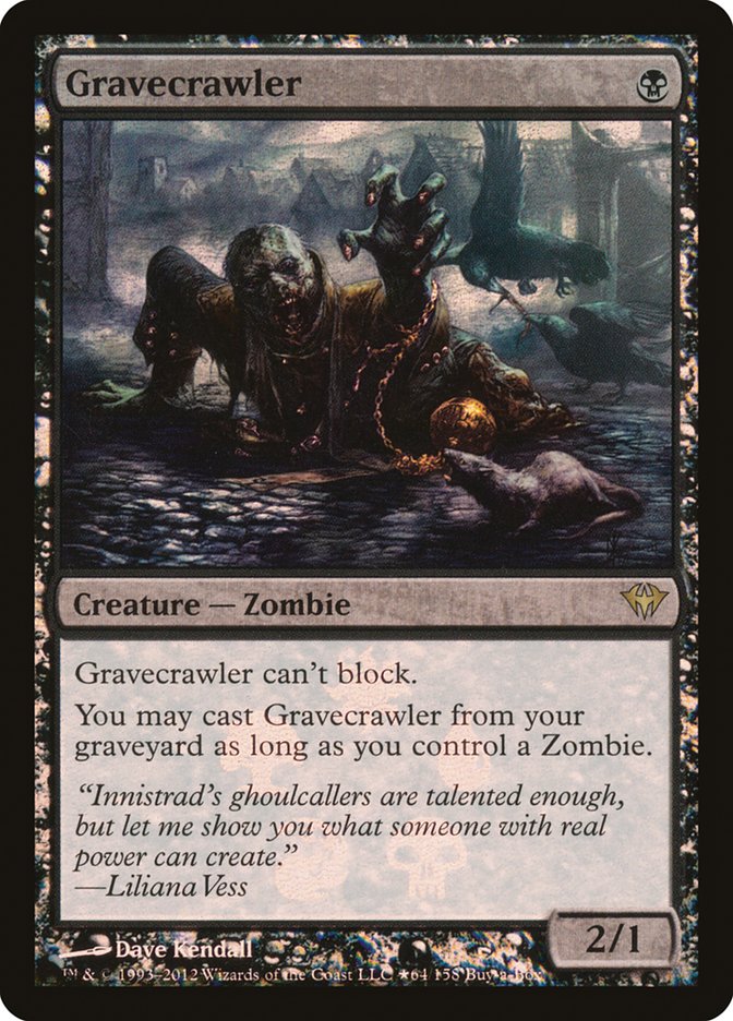 Gravecrawler (Buy-A-Box) [Dark Ascension Promos] | Black Swamp Games