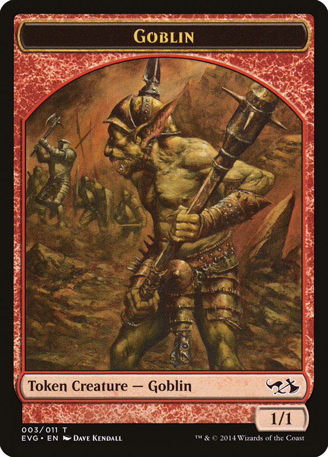 Goblin Token (Elves vs. Goblins) [Duel Decks Anthology Tokens] | Black Swamp Games