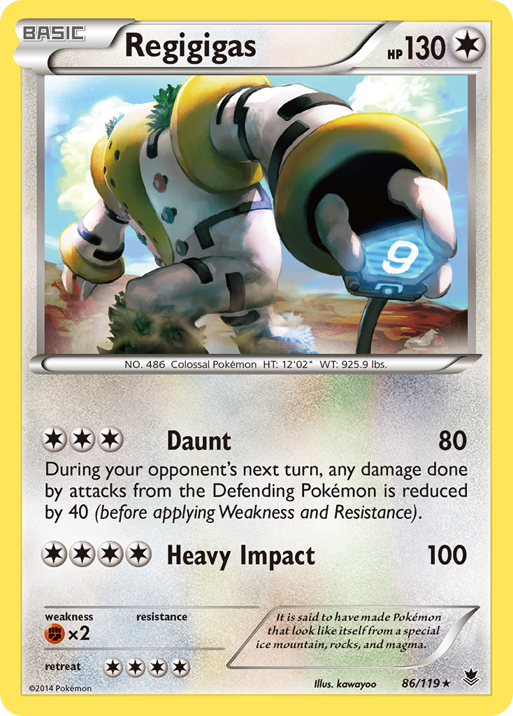 Regigigas (86/119) [XY: Phantom Forces] | Black Swamp Games