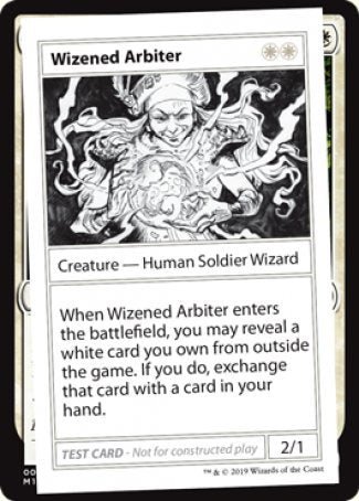 Wizened Arbiter (2021 Edition) [Mystery Booster Playtest Cards] | Black Swamp Games