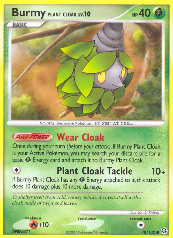 Burmy Plant Cloak (78/132) [Diamond & Pearl: Secret Wonders] | Black Swamp Games