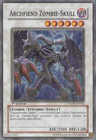 Archfiend Zombie-Skull [ANPR-EN042] Super Rare | Black Swamp Games