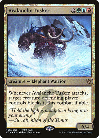 Avalanche Tusker [Khans of Tarkir Promos] | Black Swamp Games