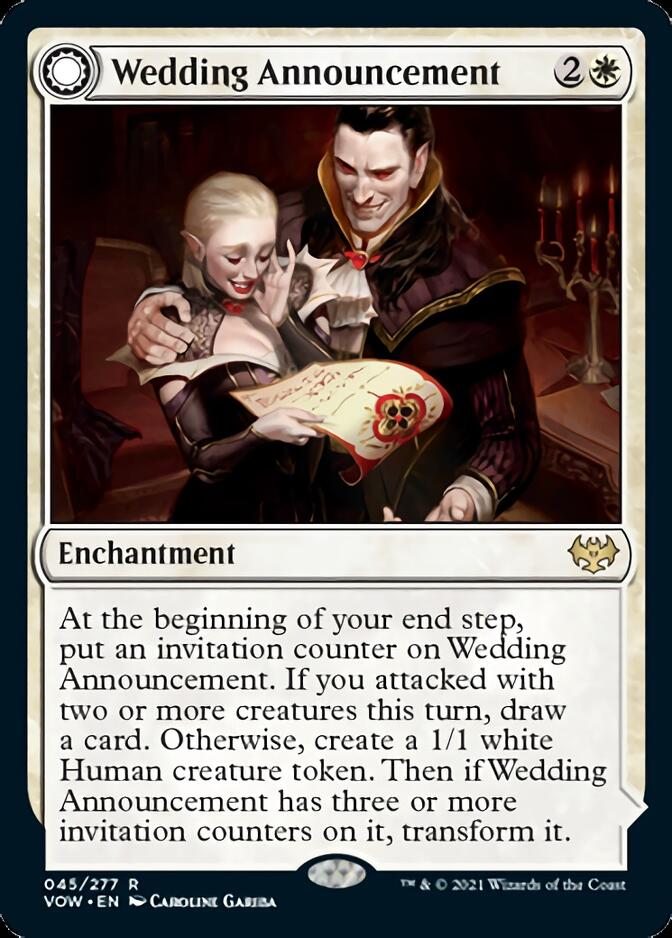 Wedding Announcement // Wedding Festivity [Innistrad: Crimson Vow] | Black Swamp Games