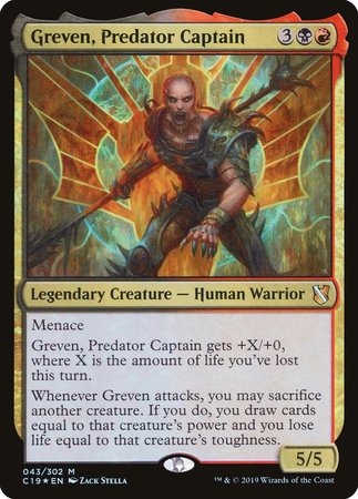 Greven, Predator Captain [Commander 2019] | Black Swamp Games