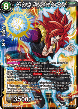 SS4 Gogeta, Thwarting the Dark Empire (BT14-129) [Cross Spirits] | Black Swamp Games