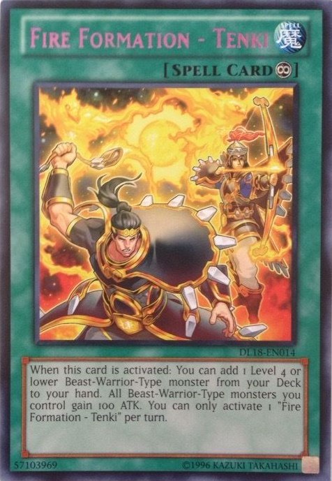 Fire Formation - Tenki (Purple) [DL18-EN014] Rare | Black Swamp Games