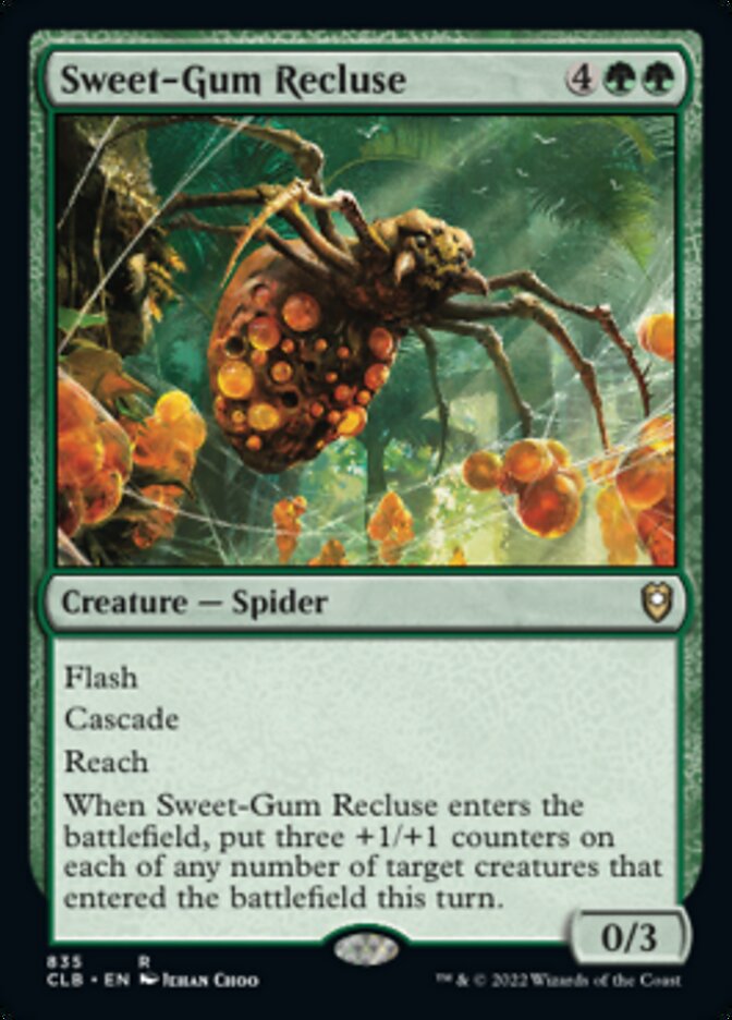 Sweet-Gum Recluse [Commander Legends: Battle for Baldur's Gate] | Black Swamp Games