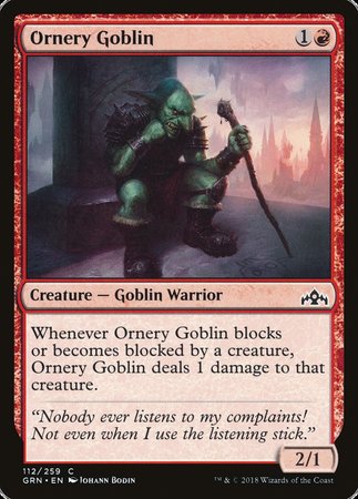 Ornery Goblin [Guilds of Ravnica] | Black Swamp Games
