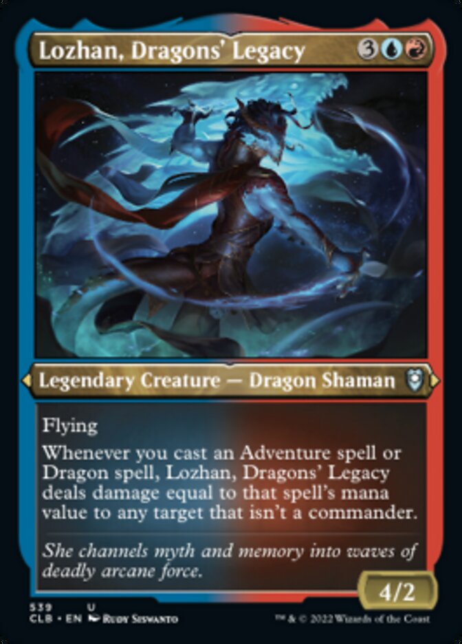Lozhan, Dragons' Legacy (Foil Etched) [Commander Legends: Battle for Baldur's Gate] | Black Swamp Games