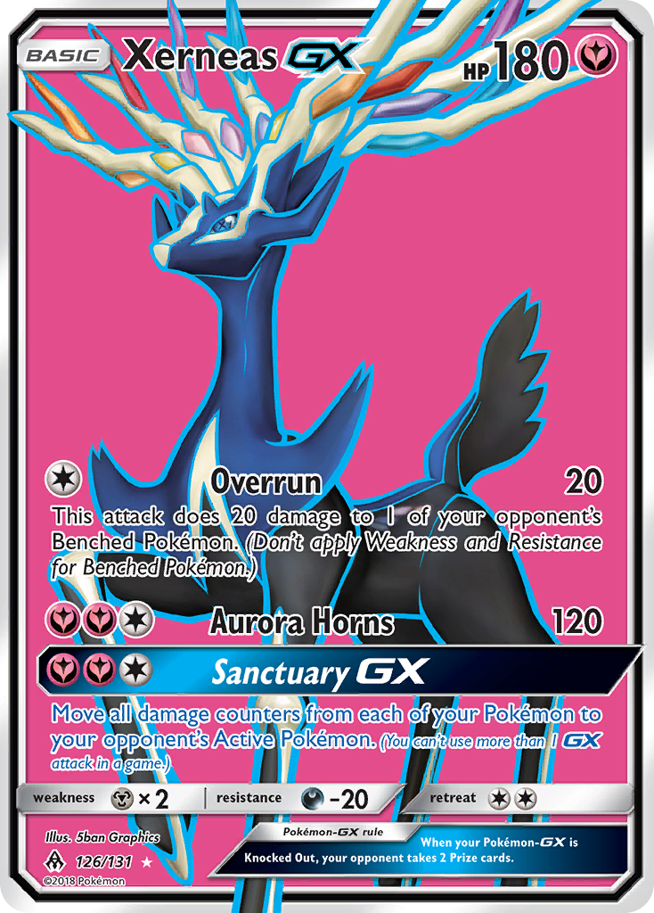 Xerneas GX (126/131) [Sun & Moon: Forbidden Light] | Black Swamp Games