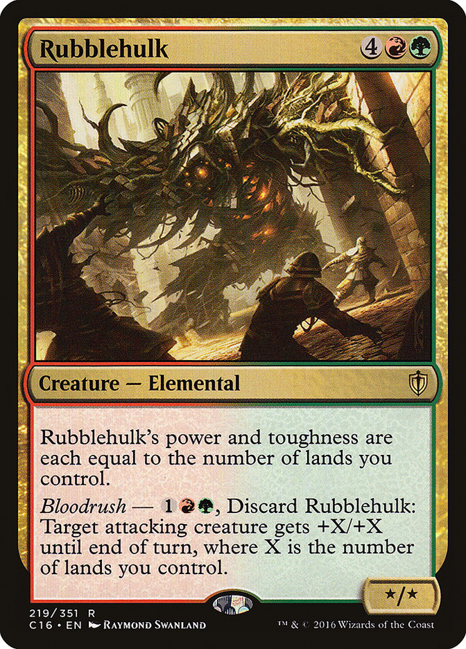 Rubblehulk [Commander 2016] | Black Swamp Games