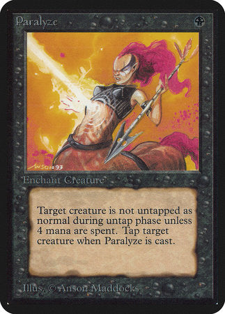 Paralyze [Limited Edition Alpha] | Black Swamp Games