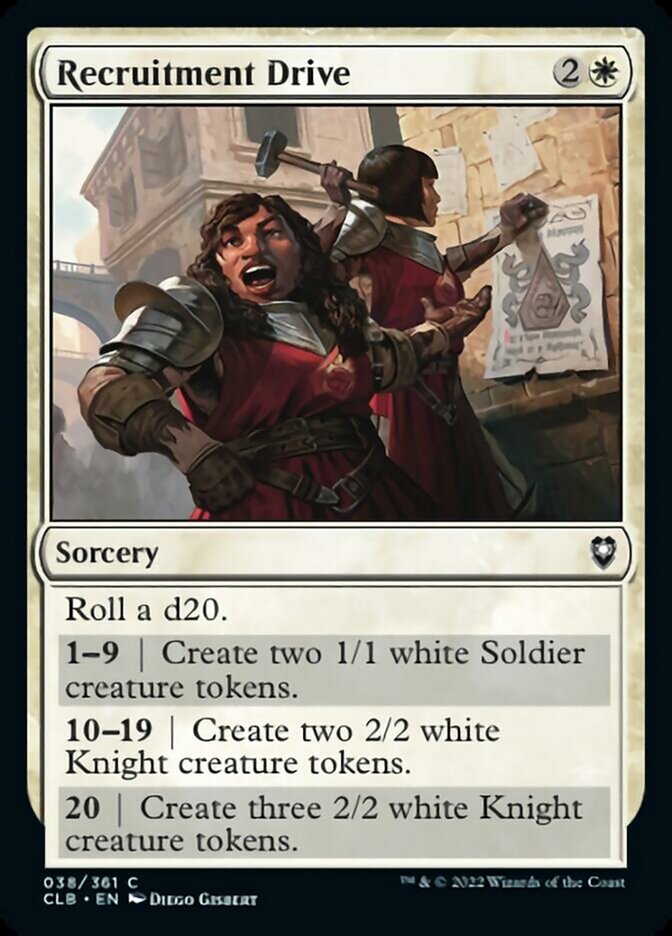 Recruitment Drive [Commander Legends: Battle for Baldur's Gate] | Black Swamp Games