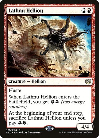 Lathnu Hellion [Kaladesh Promos] | Black Swamp Games