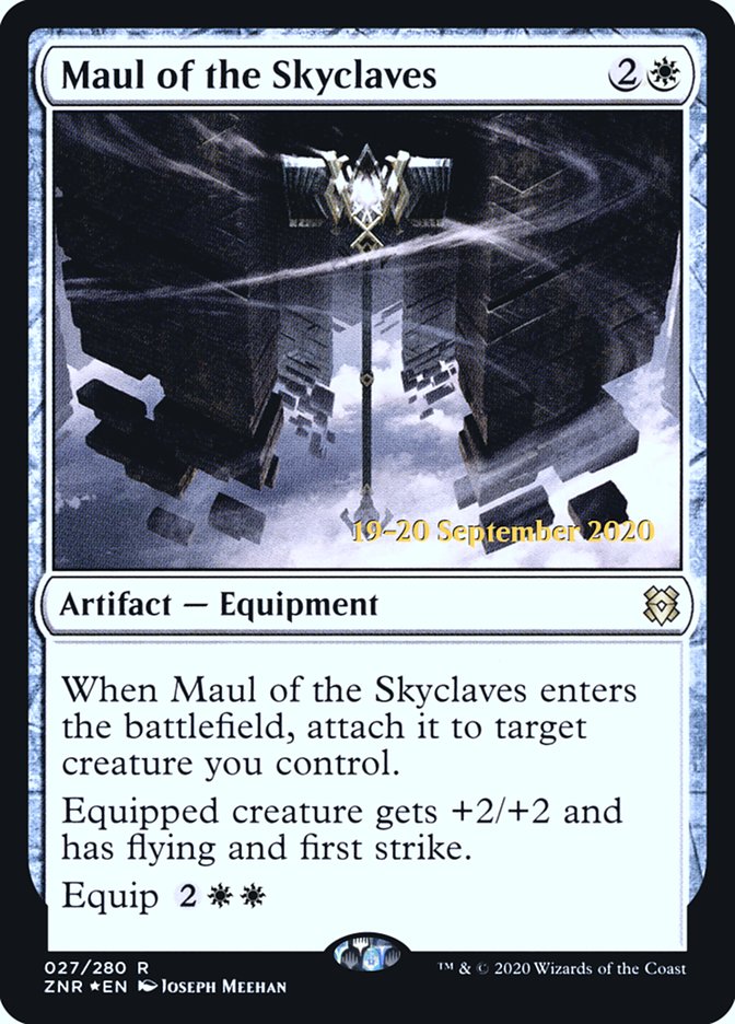 Maul of the Skyclaves  (Prerelease) [Zendikar Rising Prerelease Promos] | Black Swamp Games