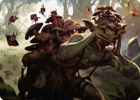 Sprouting Goblin Art Card [Dominaria United Art Series] | Black Swamp Games