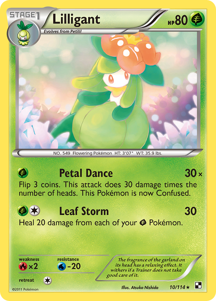 Lilligant (10/114) [Black & White: Base Set] | Black Swamp Games