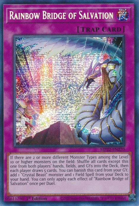 Rainbow Bridge of Salvation [MP22-EN270] Prismatic Secret Rare | Black Swamp Games