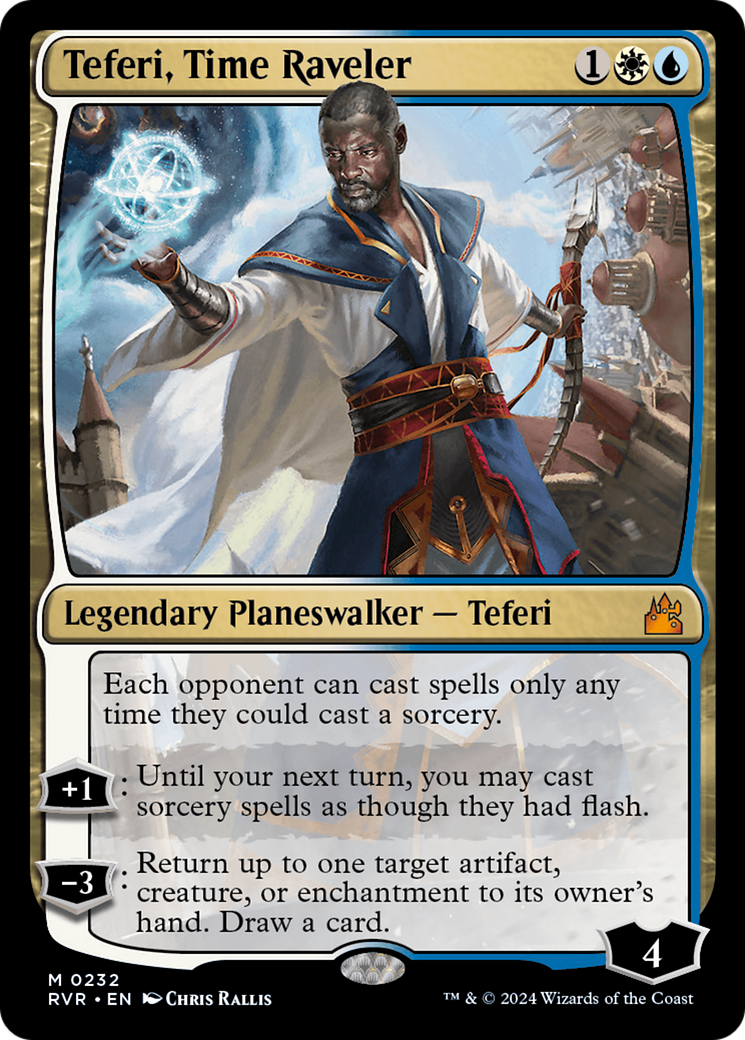 Teferi, Time Raveler [Ravnica Remastered] | Black Swamp Games