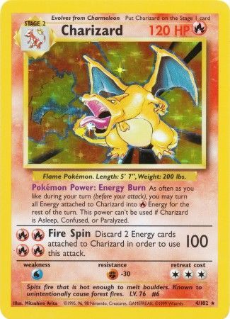 Charizard (4/102) [Base Set Unlimited] | Black Swamp Games