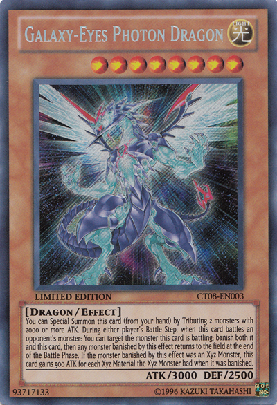 Galaxy-Eyes Photon Dragon [CT08-EN003] Secret Rare | Black Swamp Games